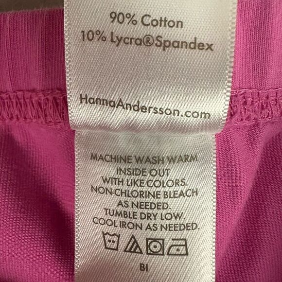 Hanna Andersson Pink Bike Shorts size 130 / 8 - Picture 5 of 5